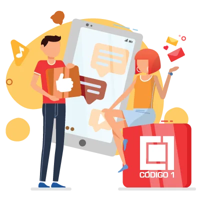 A empresa Código 1 TI Criação de Sites