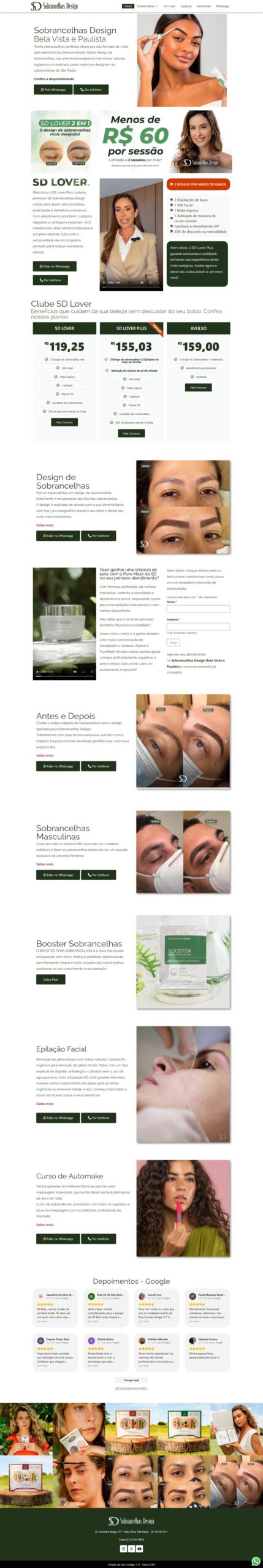 SD Bela Vista Design de Sobrancelhas