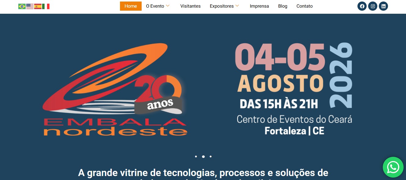 Site Embala Nordeste