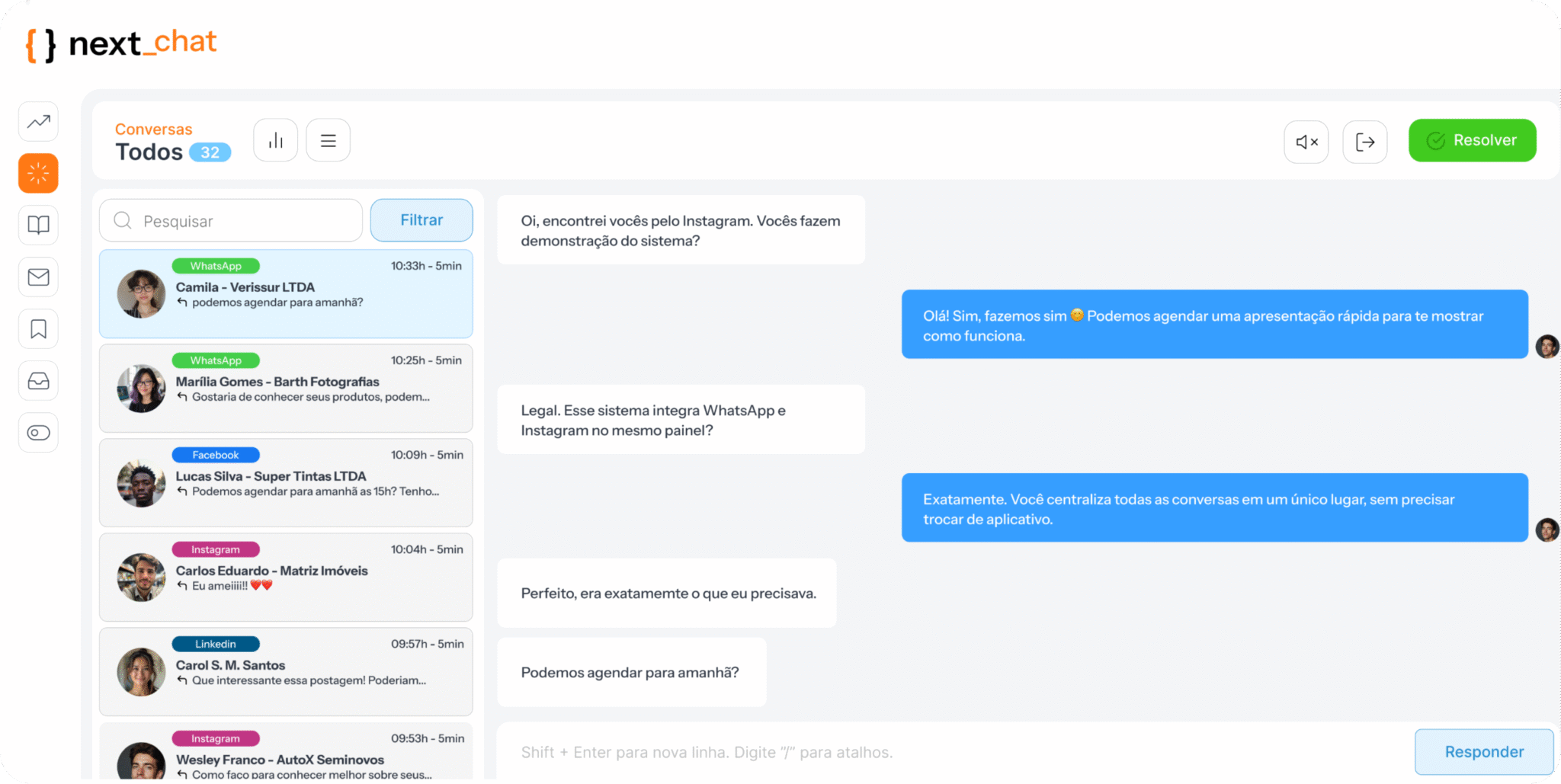 Nextcomm - Serviço de Chat