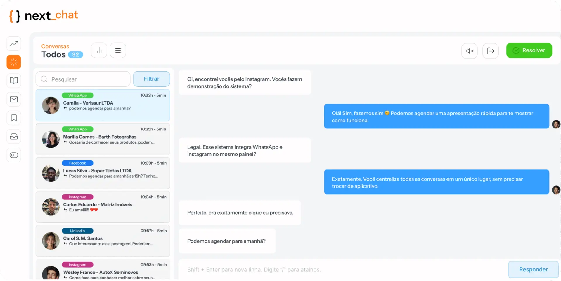Nextcomm - Serviço de Chat