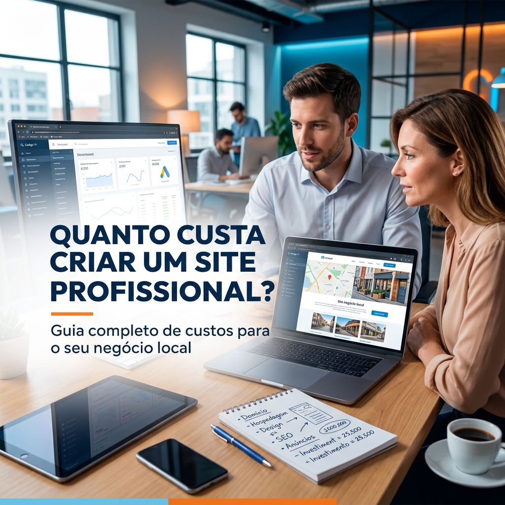 Quanto custa criar um site profissional para um negócio