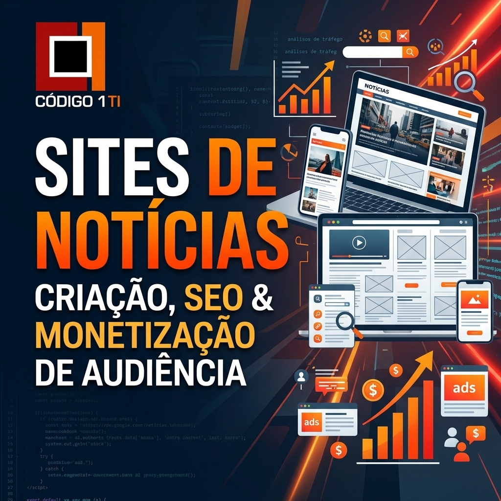 Sites de Notícias: Criação, SEO e Monetização de Audiência