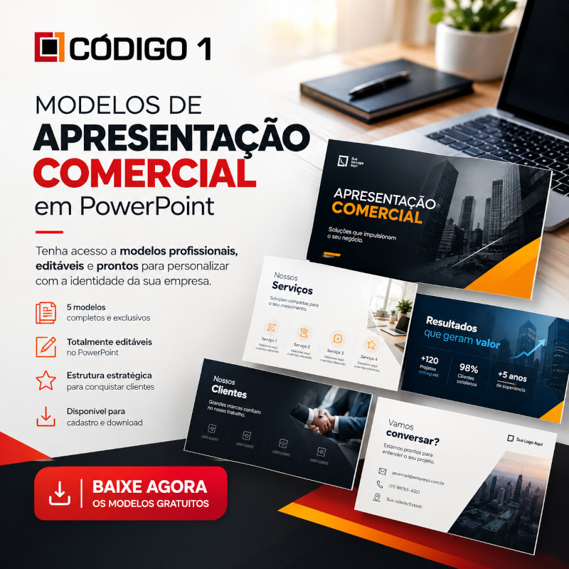 Modelos de Apresentação Comercial em PowerPoint